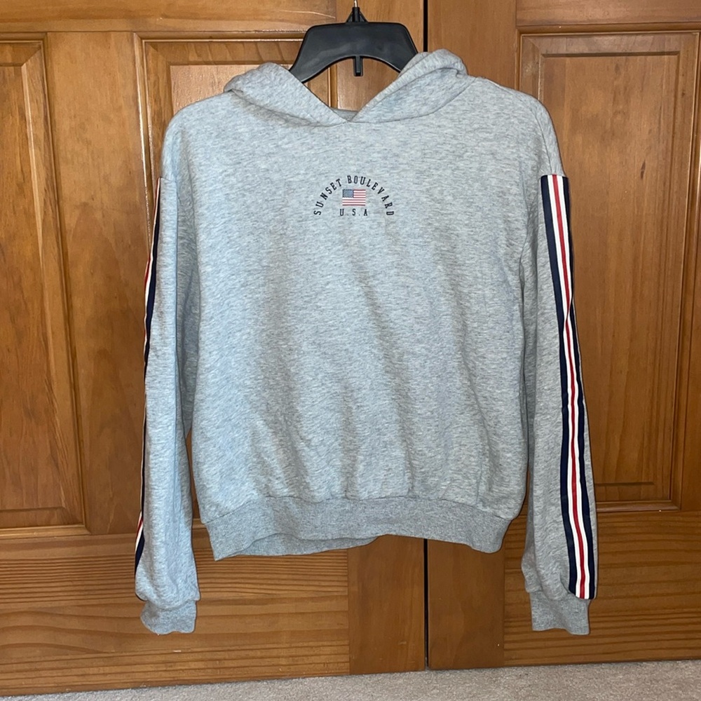 H&M “Sunset Boulevard U.S.A” medium grey hoodie